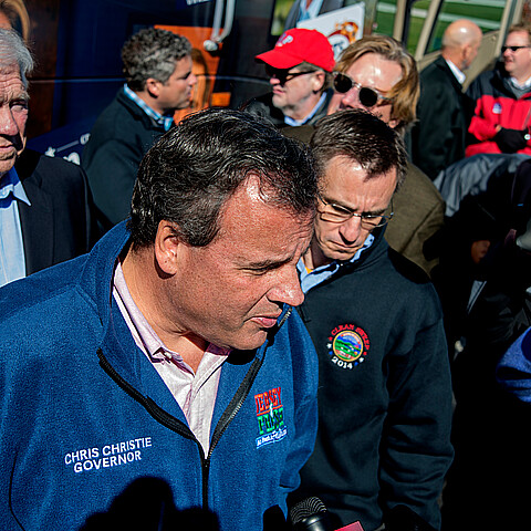 Former Republican New Jersey Governor Chris Christie in 2014