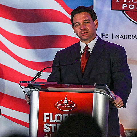 El gobernador de Florida, el republicano Ron DeSantis