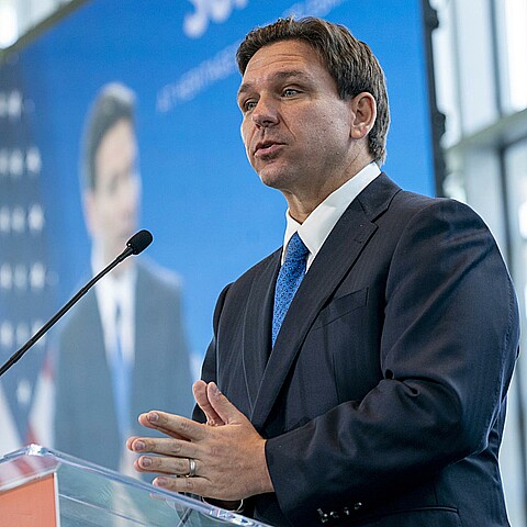 El gobernador de Florida, el republicano Ron DeSantis