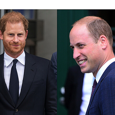 Harry y William se ignoraron durante la coronación del rey Carlos III