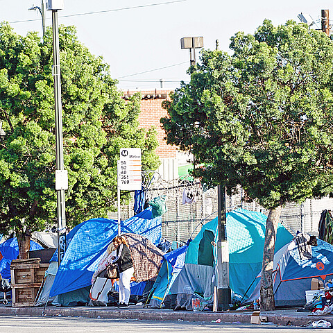 Homeless encampment 