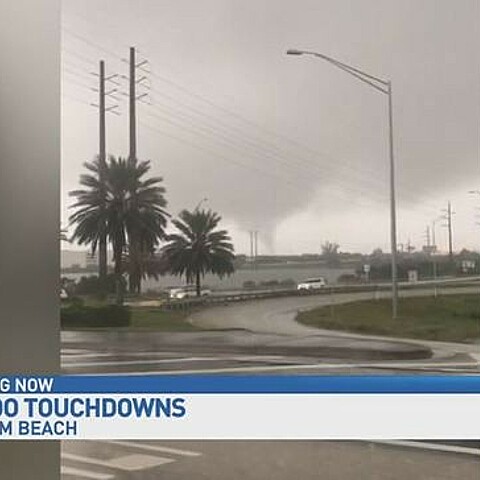 Tornados touch down in West Palm Beach, Florida