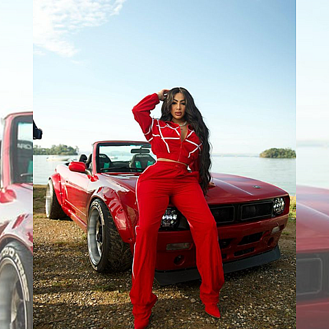 La dominicana compartió una tierna foto de su niña 