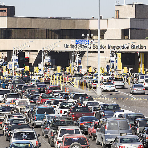 U.S. border inspection station 