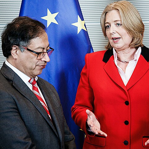 Gusravo Petro en Alemania