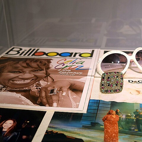 En la exposición se mostrarán objetos personales de Celia Cruz