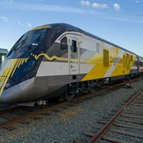 High speed train connecting Miami to Orlando