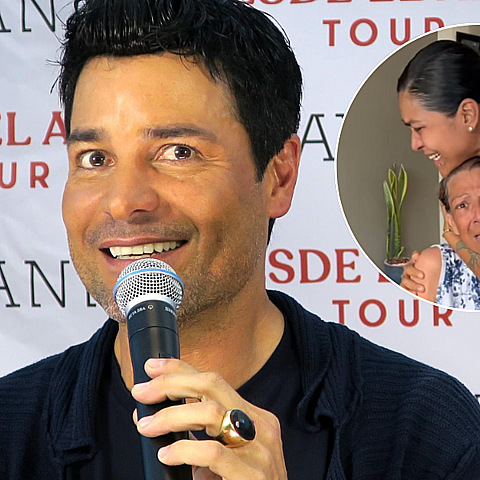 La señora recibió una gran sorpresa de Chayanne