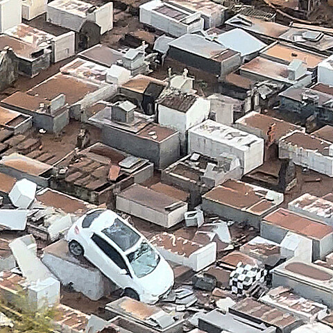 Death toll from a cyclone passing through southern Brazil has risen to 12