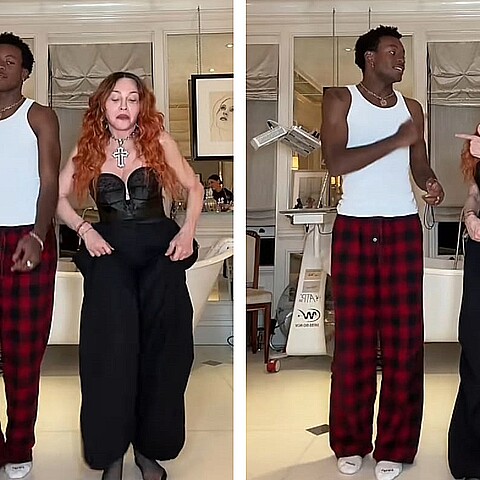 La Reina del Pop sorprendió a todos bailando salsa 