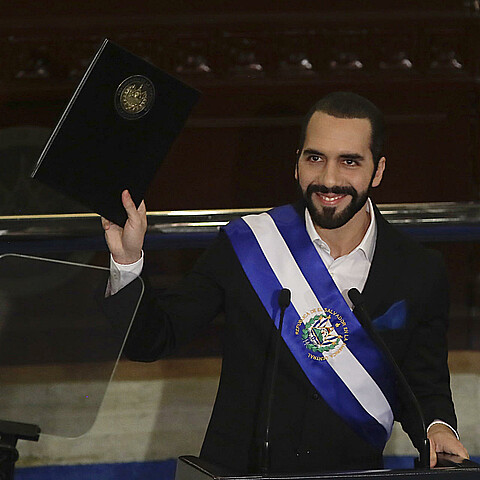 Presidente de El Salvado, Nayib Bukele