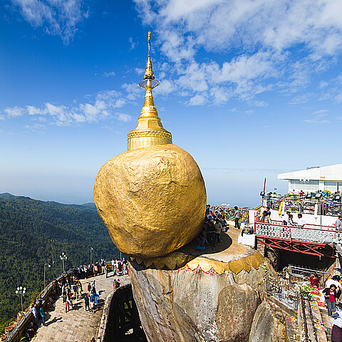 Pagoda de Kyaiktiyo, Myanmar