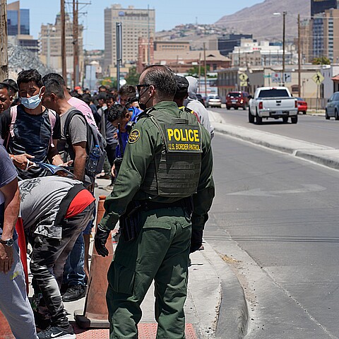 Migrants in El Paso, Texas