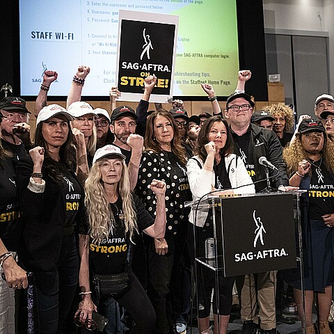 Los actores de Hollywood entraron en huelga este jueves 13 de julio