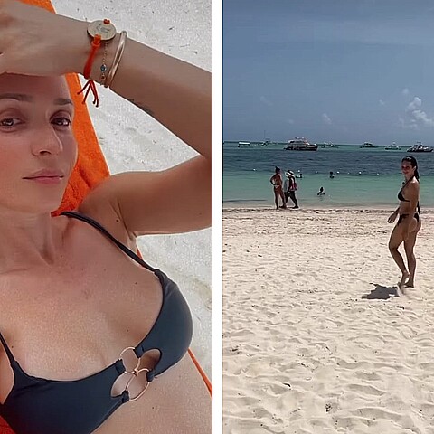 La cantante cubana enamoró a todos desde Punta Cana 