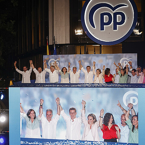 El conservador Partido Popular (PP), liderado por Alberto Núñez Feijóo