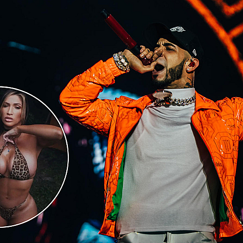 La joven venezolana compartió algunas imágenes con Anuel 