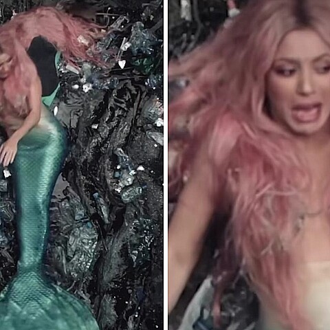 La cantante colombiana vivió un momento de terror en pleno rodaje