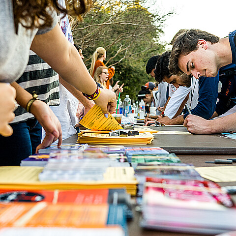 Voter registration drive