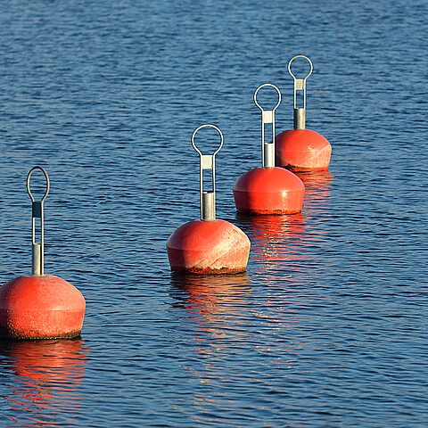 Red buoys 