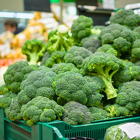Broccoli at supermarket