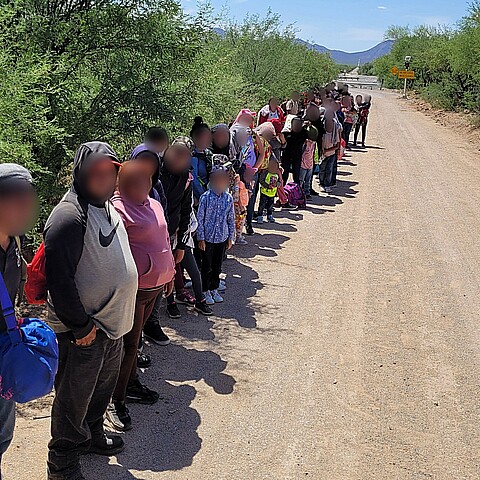 U.S. Custom Border Protection in Arizona apprehended 10,000 migrants in one week