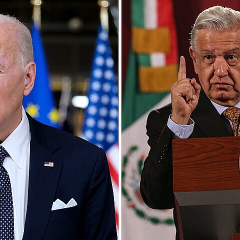 President Joe Biden and President Andres Manuel Lopez Obrador