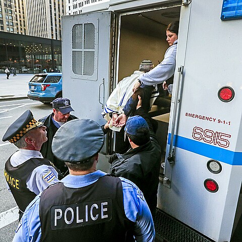 Archive photograph from the Chicago police 