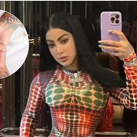 Yailin presumió la foto más familiar con su hija y Tekashi