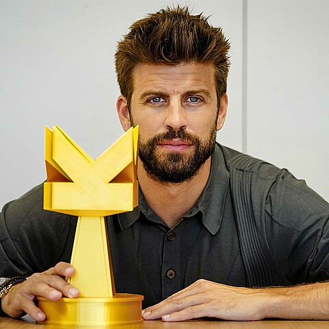 Gerard Piqué durante una entrevista concedida a EFE