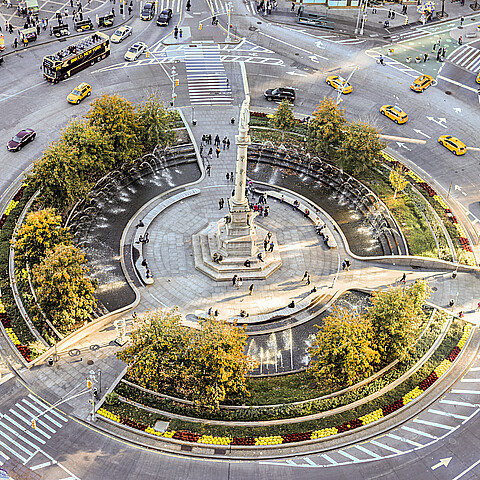 Columbus Circle, Manhattan in New York City
