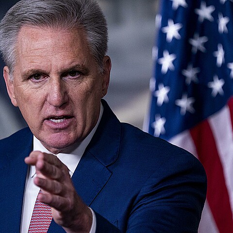 El líder republicano McCarthy