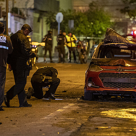 Explosión carro bomba Ecuador