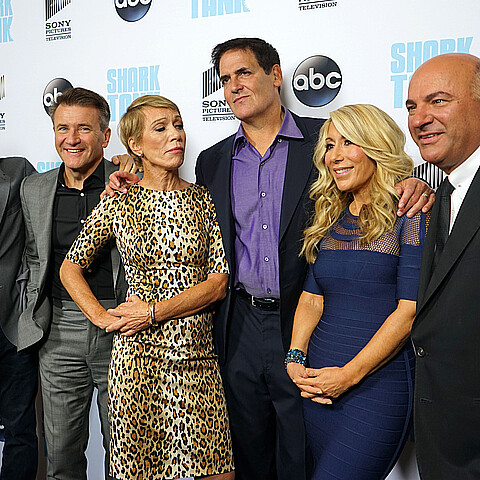 Mark Cuban with other 'Sharks' at the "Shark Tank" on Sept. 23, 2016 in Beverly Hills, CA