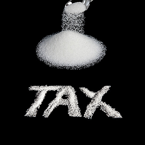 Tax escrito con azucar 