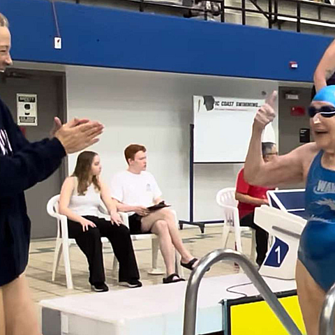 La mujer de 99 años rompió tres récords mundiales 