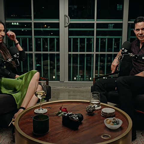 La artista reveló los secretos de su esposo en un podcast