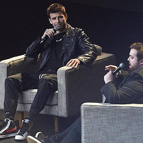 Gerard y Llanos en los podcast de la League of Legends.