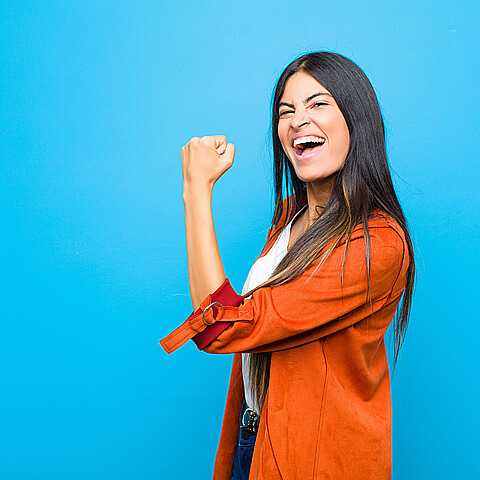 Young empowered Latina