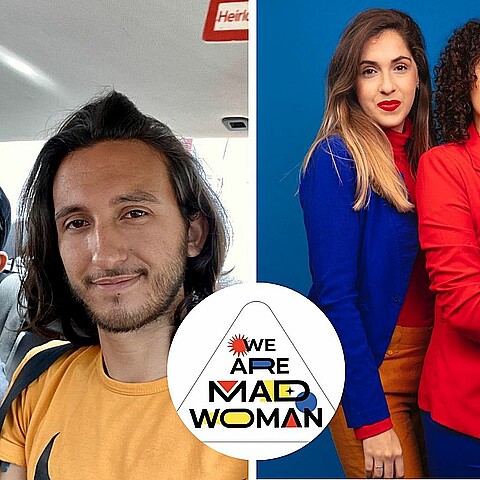  Alvaro Hernandez and Betto Gongora (left) with MadWoman directors, Disley Alfonso and Mayvic Delgado (right)