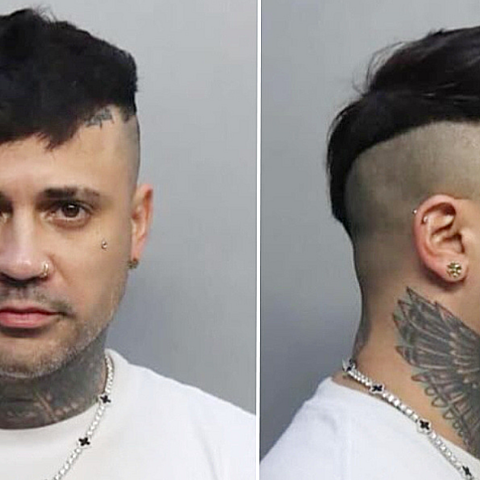 El artista cubano fue detenido nuevamente por la policía de EE.UU. 