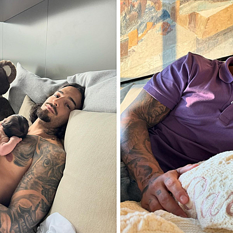 Maluma compartió unas tiernas fotos con sus fans 