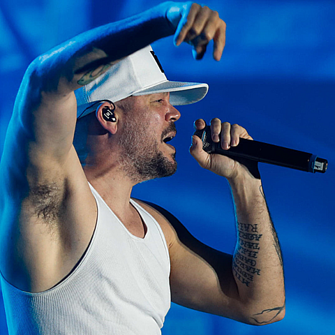 Fotografía de archivo que muestra al rapero puertorriqueño René Pérez, conocido como Residente, en una fotografía de archivo.