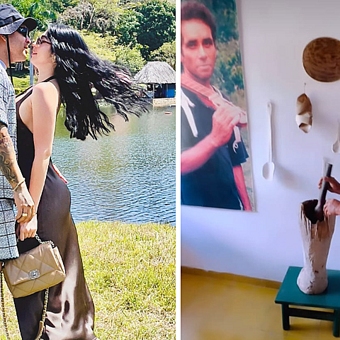 La pareja de Yomil y Daniela disfrutaron unas vacaciones en Las Terrazas 