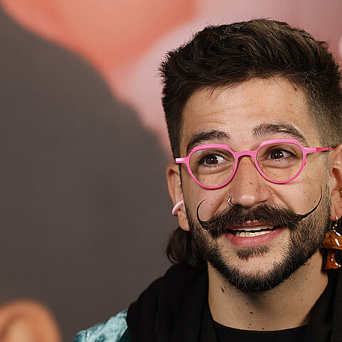 Fotografía de archivo del cantante y músico colombiano Camilo. 