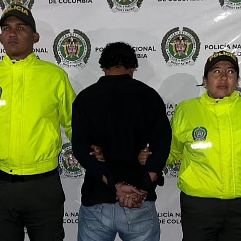 Legalización de la captura del presunto feminicida serial, Carlos Andrés Rivera Ruíz, en Tabio (Cundinamarca), Colombia 