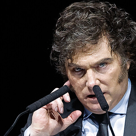 Argentine President Javier Milei