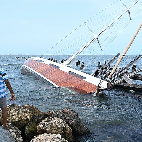 El huracán Beryl ha causado grandes estragos a su paso por el Caribe
