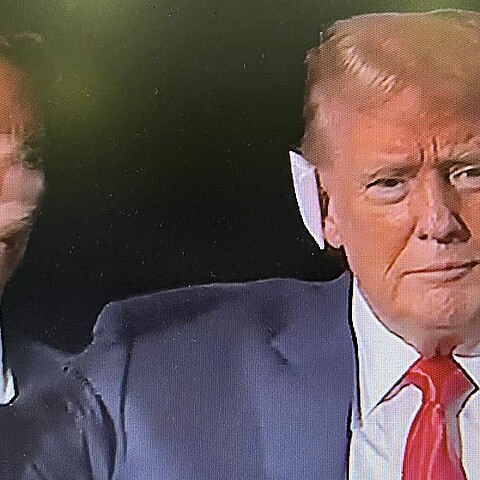 Trump aparece en Convención