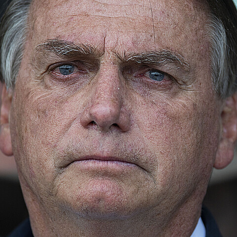 Former Brazilian President Jair Bolsonaro in June 2024